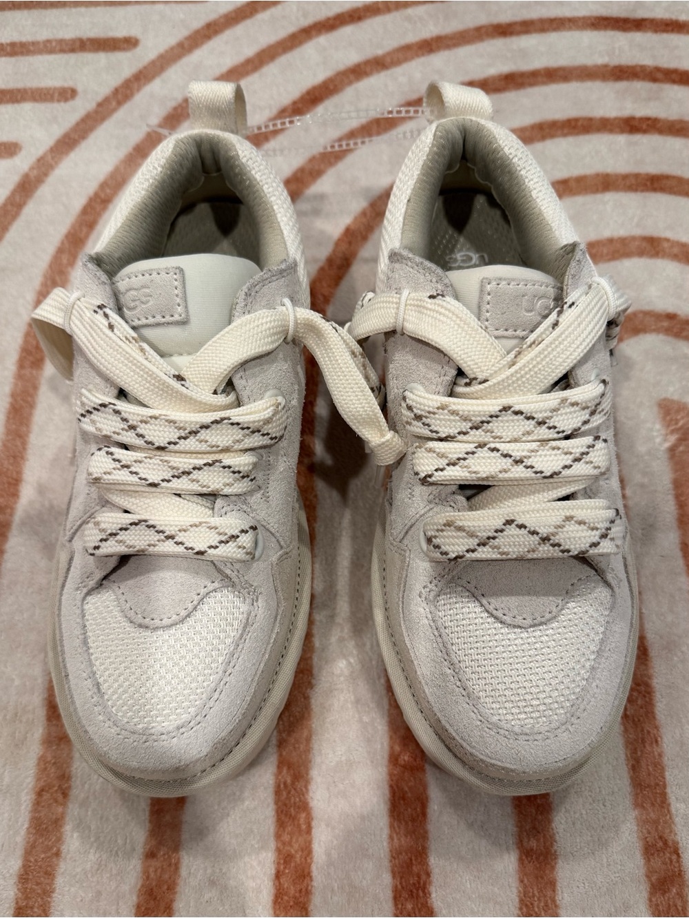 UGG Cream White Low-Top Sneakers